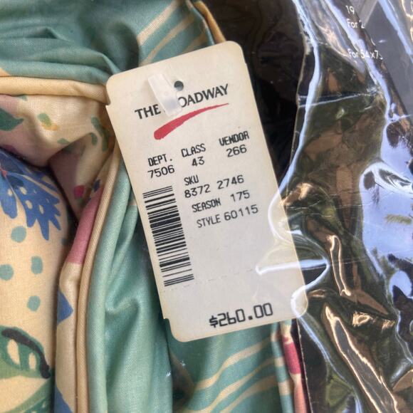 Collier Campbell Vintage 1991 Comforter Set Twin Size NIP Mediterranean Floral - Picture 7 of 13